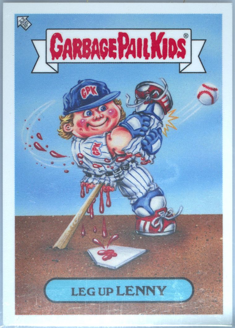 2025 Topps Garbage Pail Kids Promo Psa Magazine Leg Up Lenny front