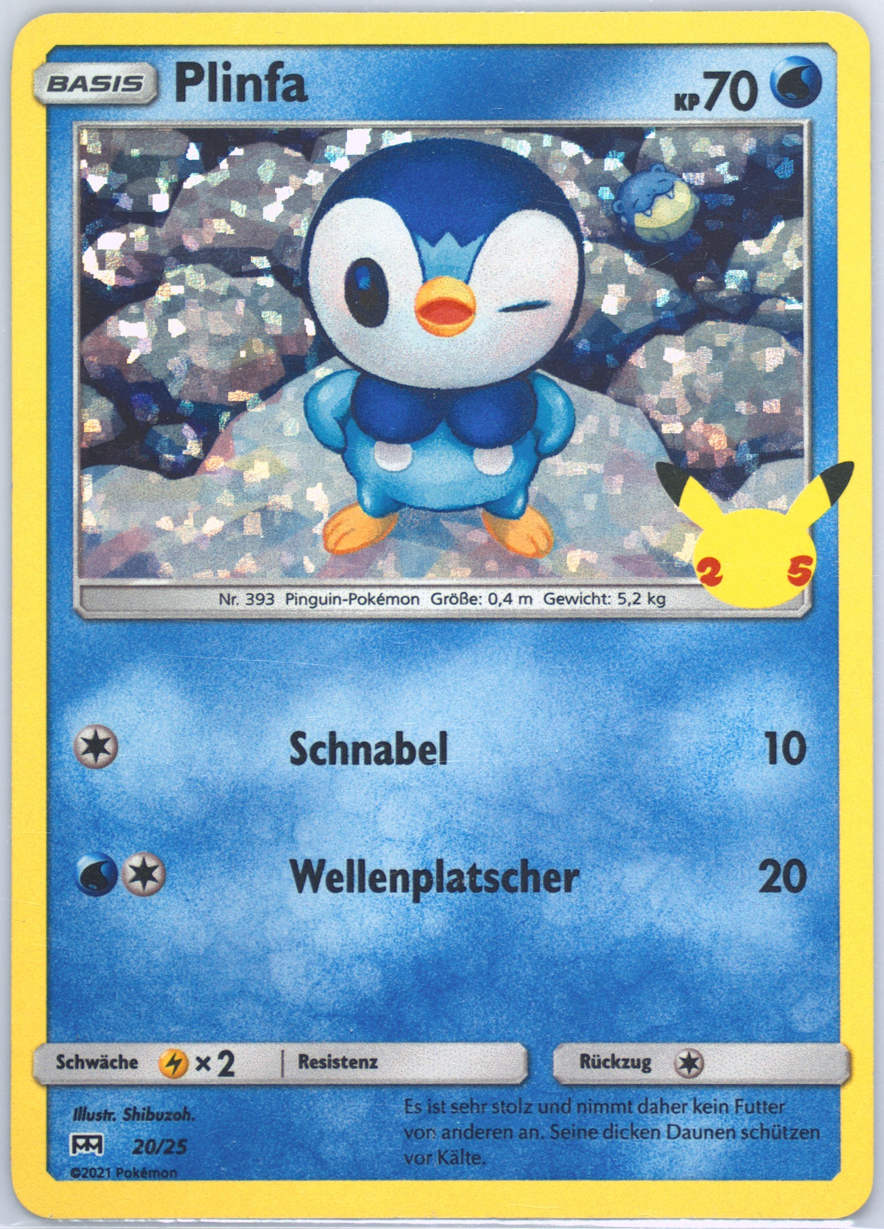 piplup pokemon card mcdonalds Spec Details