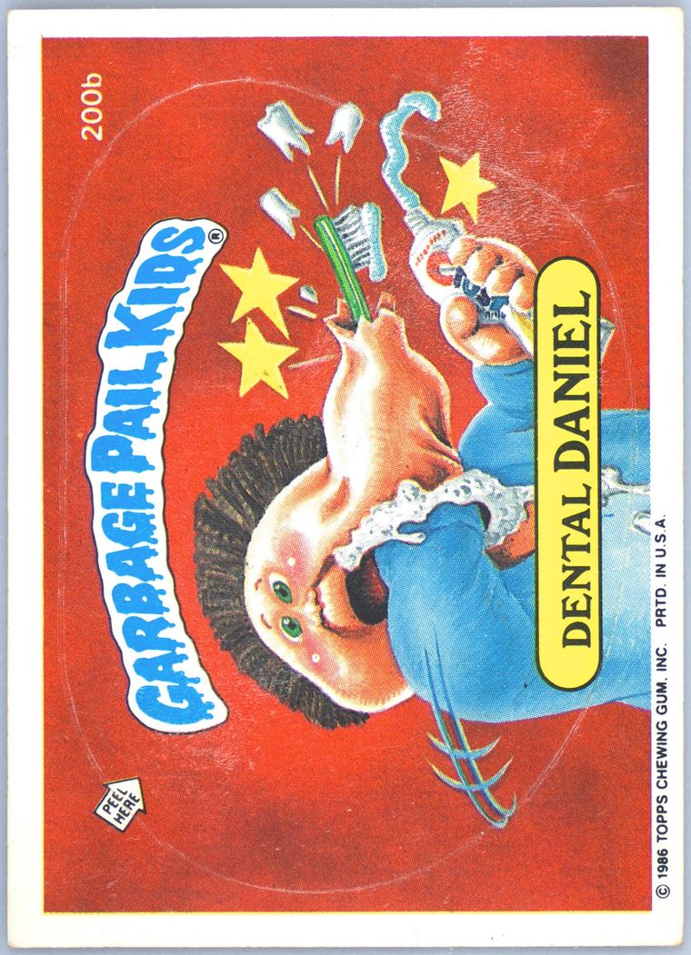 Dental Daniel #200b Die-Cut Error
