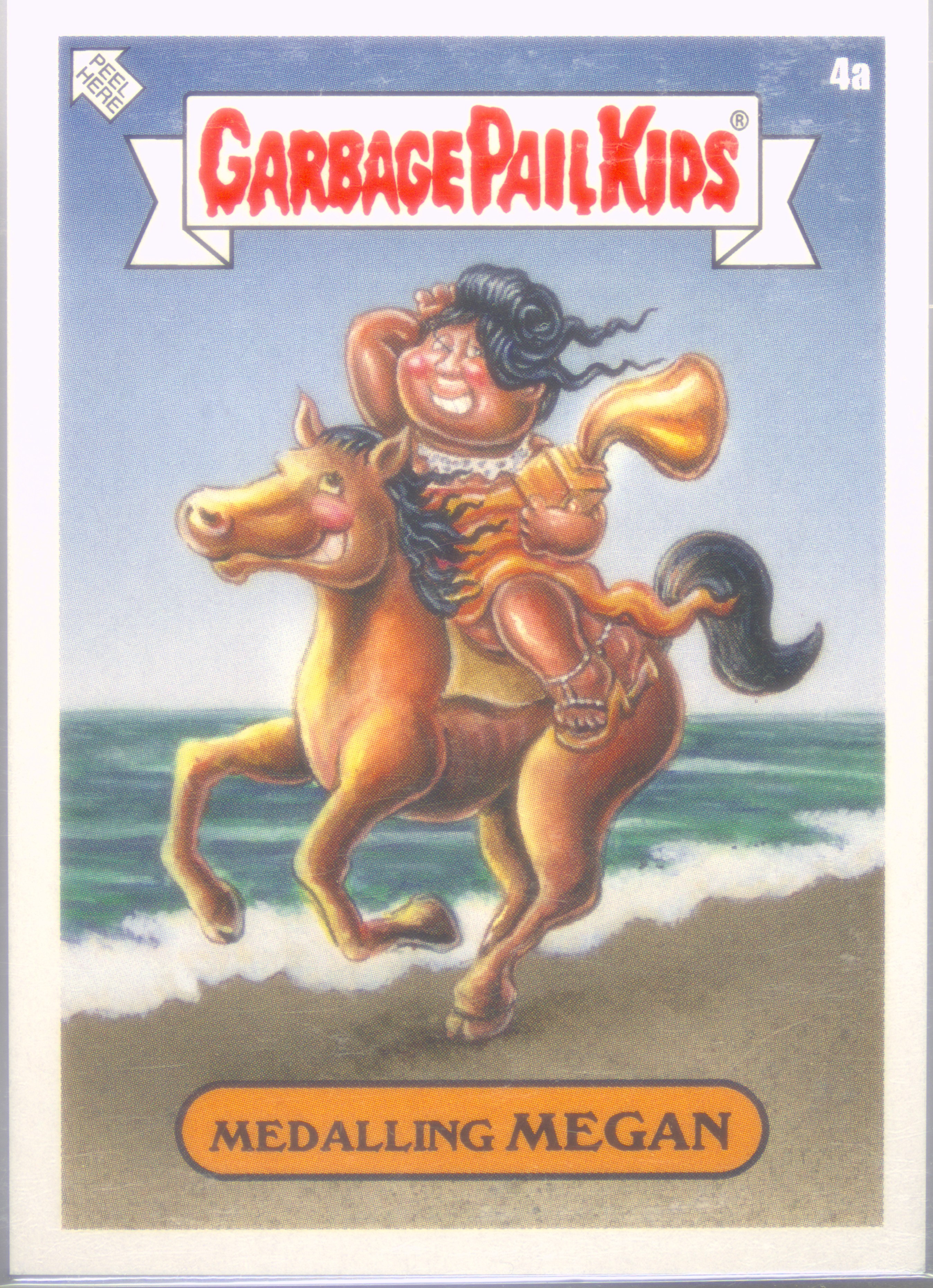 2021 Topps Garbage Pail Kids The Shammy Awards #4a Medalling Megan front