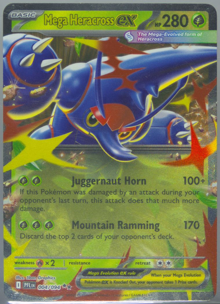 Mega Heracross EX (Phantasmal Flames)