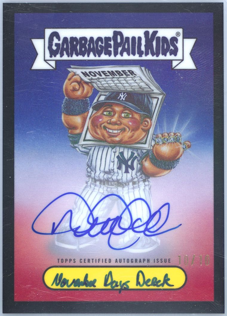 2025 Bowman Chrome Bowman Gpk Autographs Derek Jeter/November Days Derek PSA 10