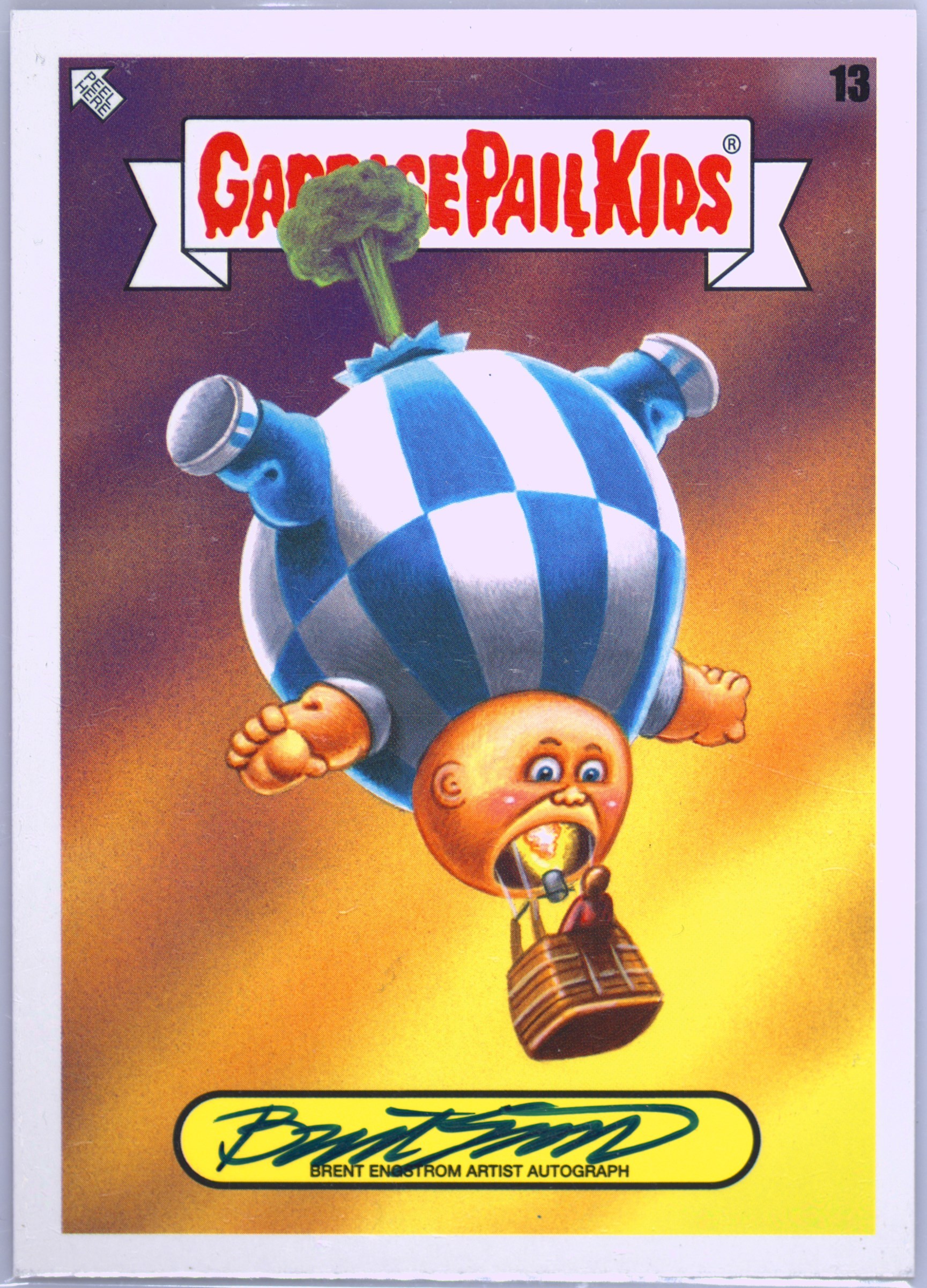 2023 Topps Garbage Pail Kids Go On Vacation Artist Autograph #13 Brent Engstrom front