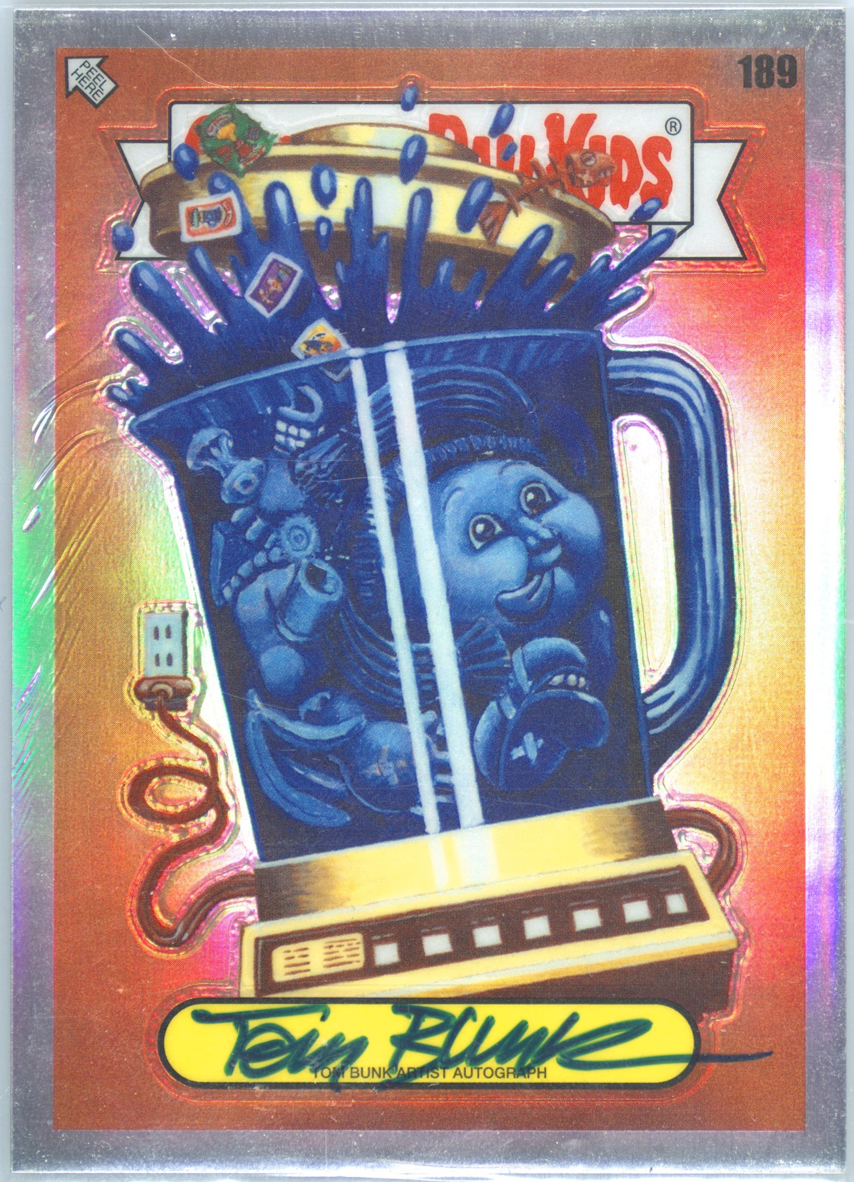 2022 Topps Garbage Pail Kids Chrome #189 Brenda Blender/Tom Bunk front