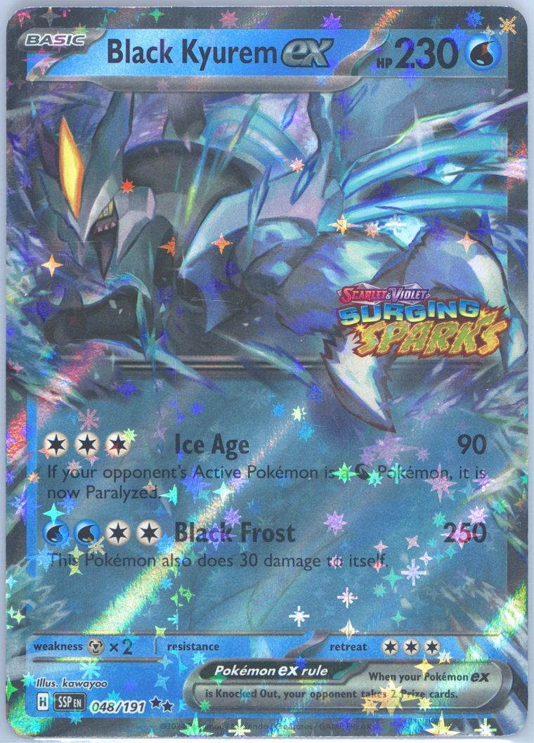 Black Kyurem EX (Surging Sparks)