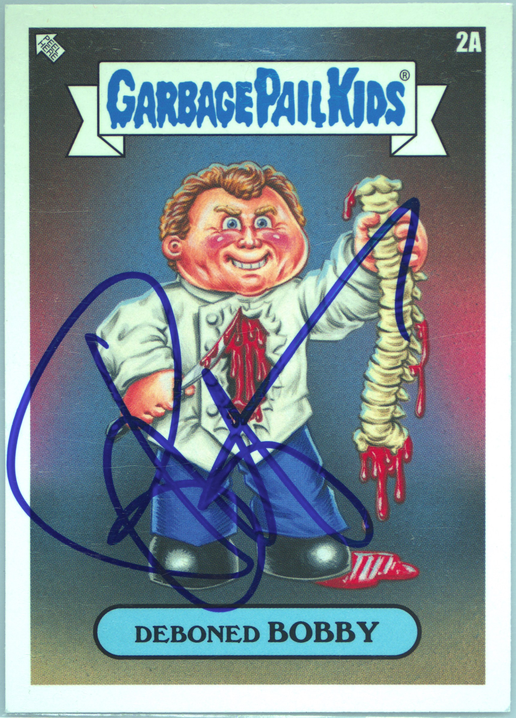 2021 Topps Garbage Pail Kids Celebrity Chefs #2a Deboned Bobby front