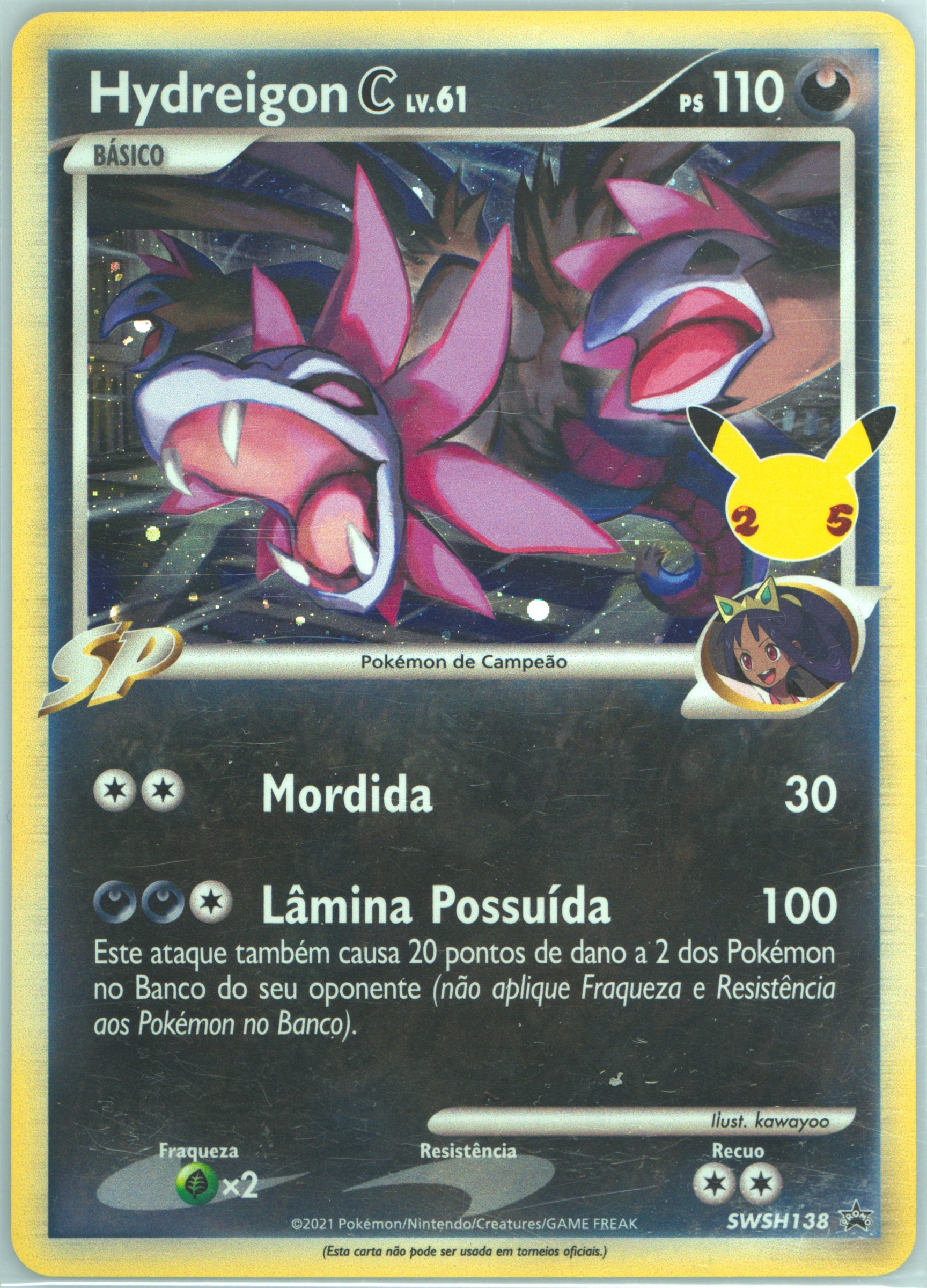 shiny hydreigon pokemon card Amazon.com: Pokemon - Hydreigon (86/114) - XY Steam Siege main image 1