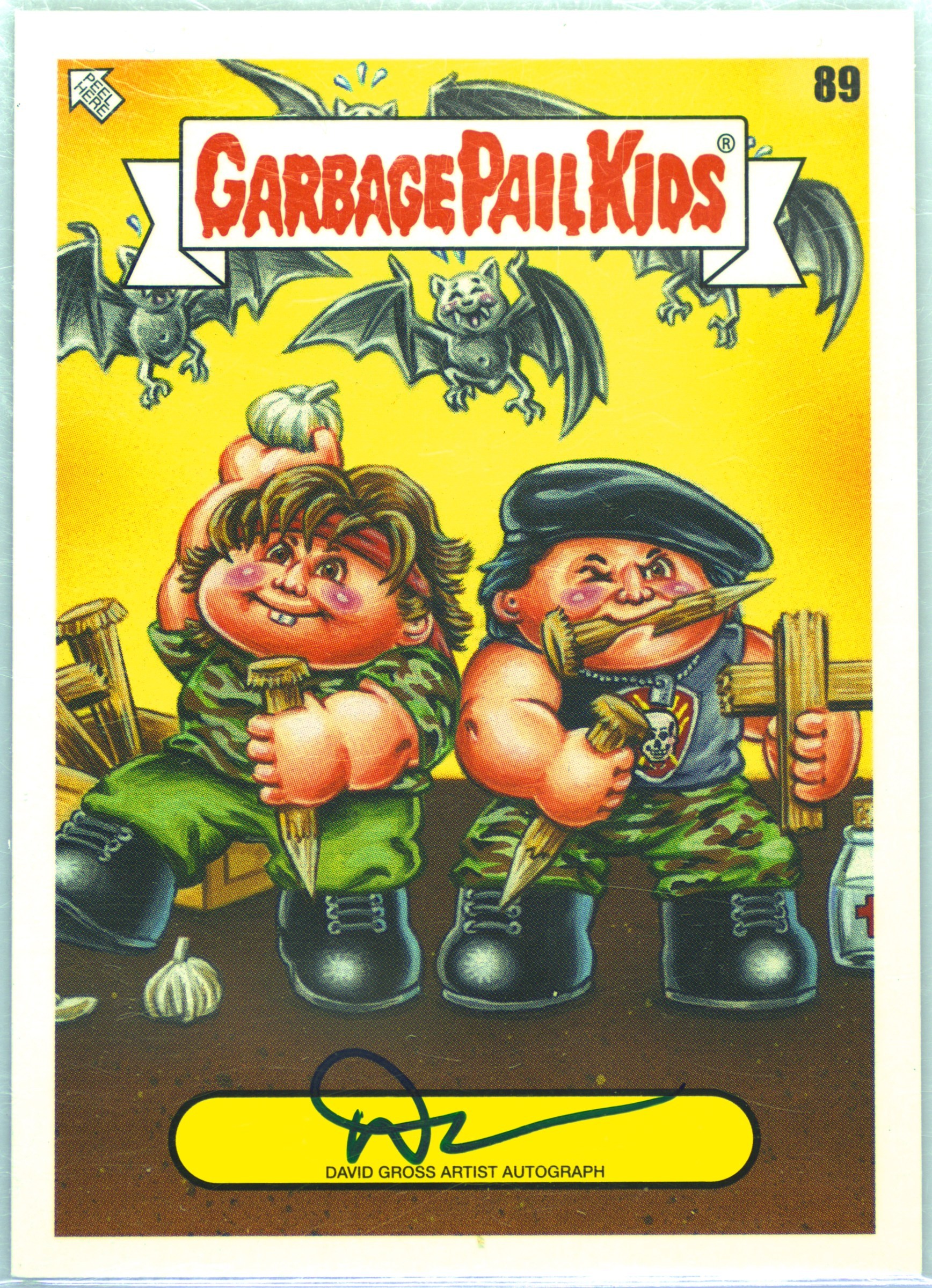 2020 Topps Garbage Pail Kids 35th Anniversary #89 David Gross front