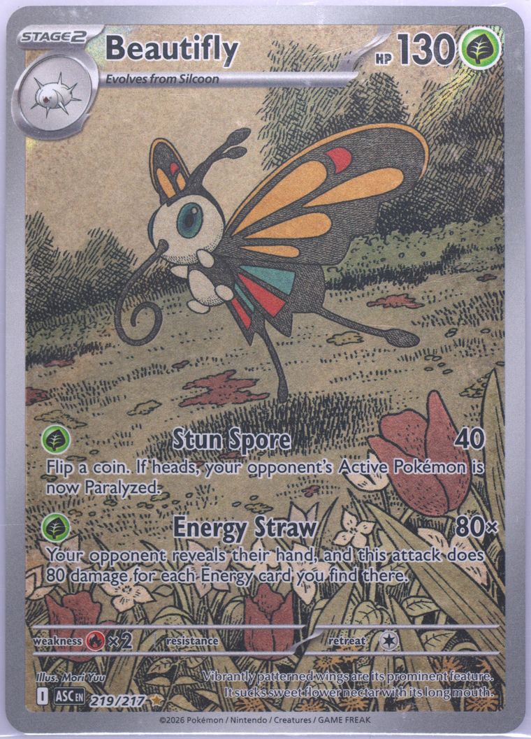 beautifly pokemon card Beautifly main image 1