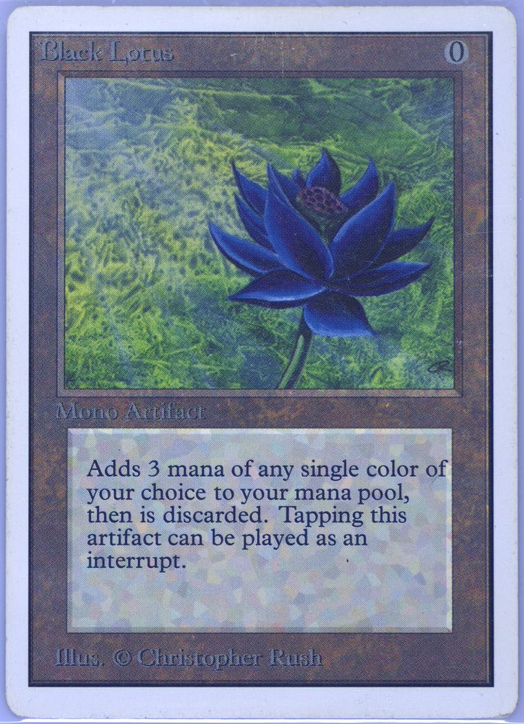 ブラックロータス psa Spec Details