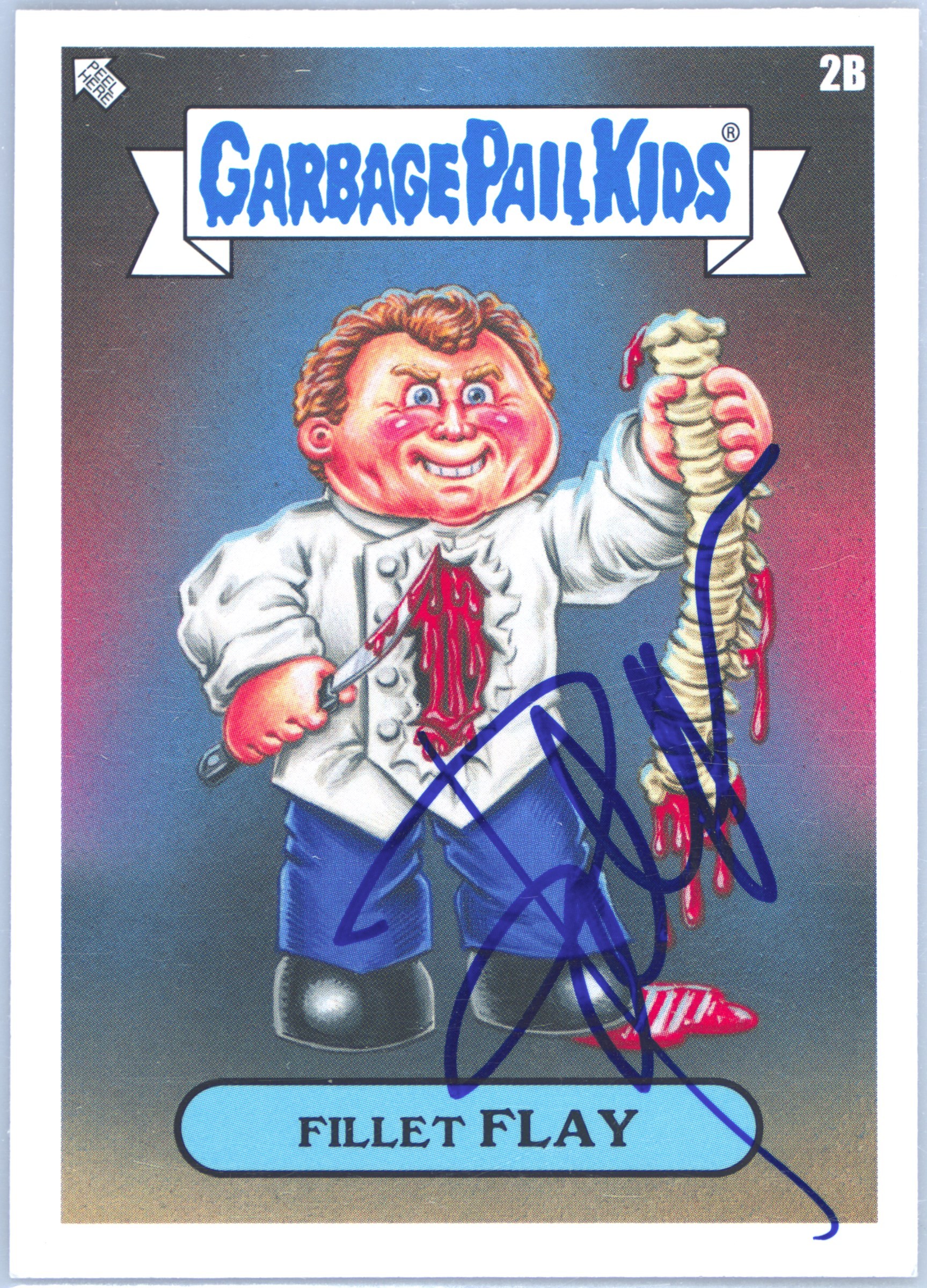 2021 Topps Garbage Pail Kids Celebrity Chefs #2b Fillet Flay front