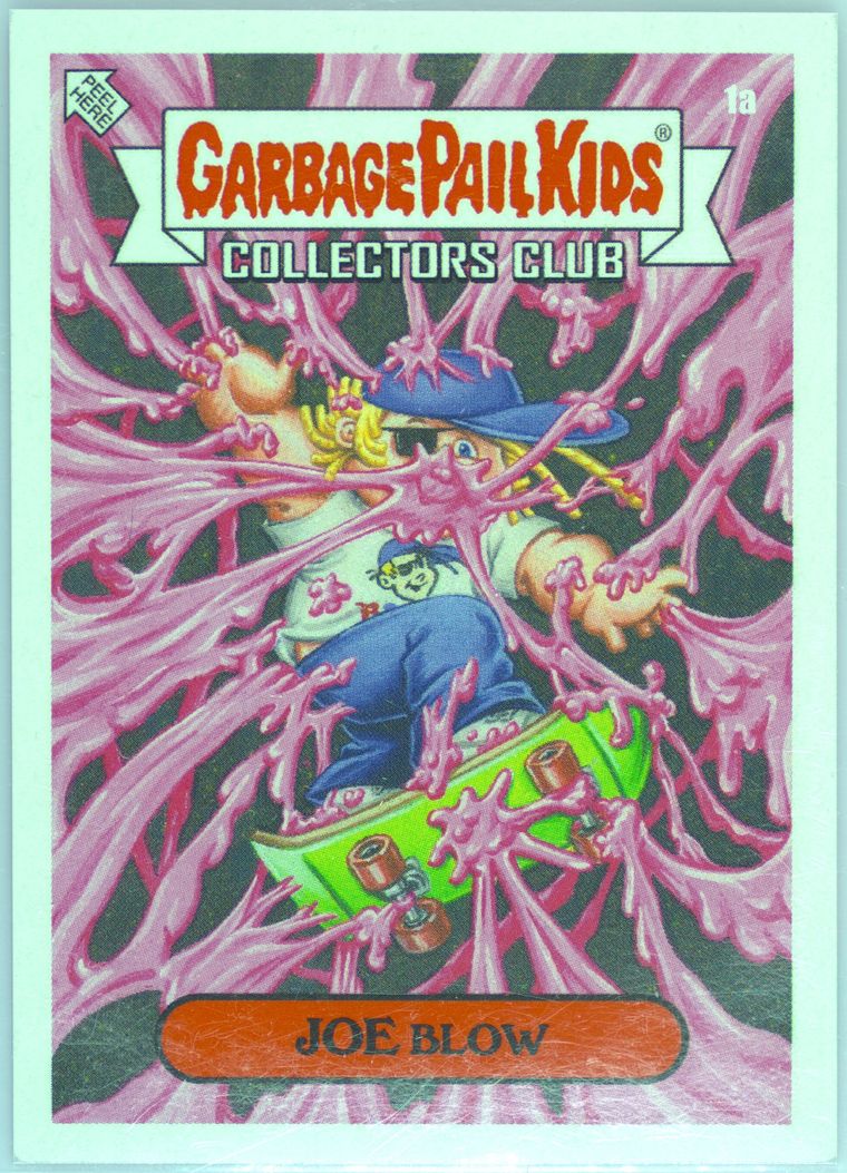 2021 Topps Garbage Pail Kids Collectors Club Skate Or Die #1a Joe Blow front