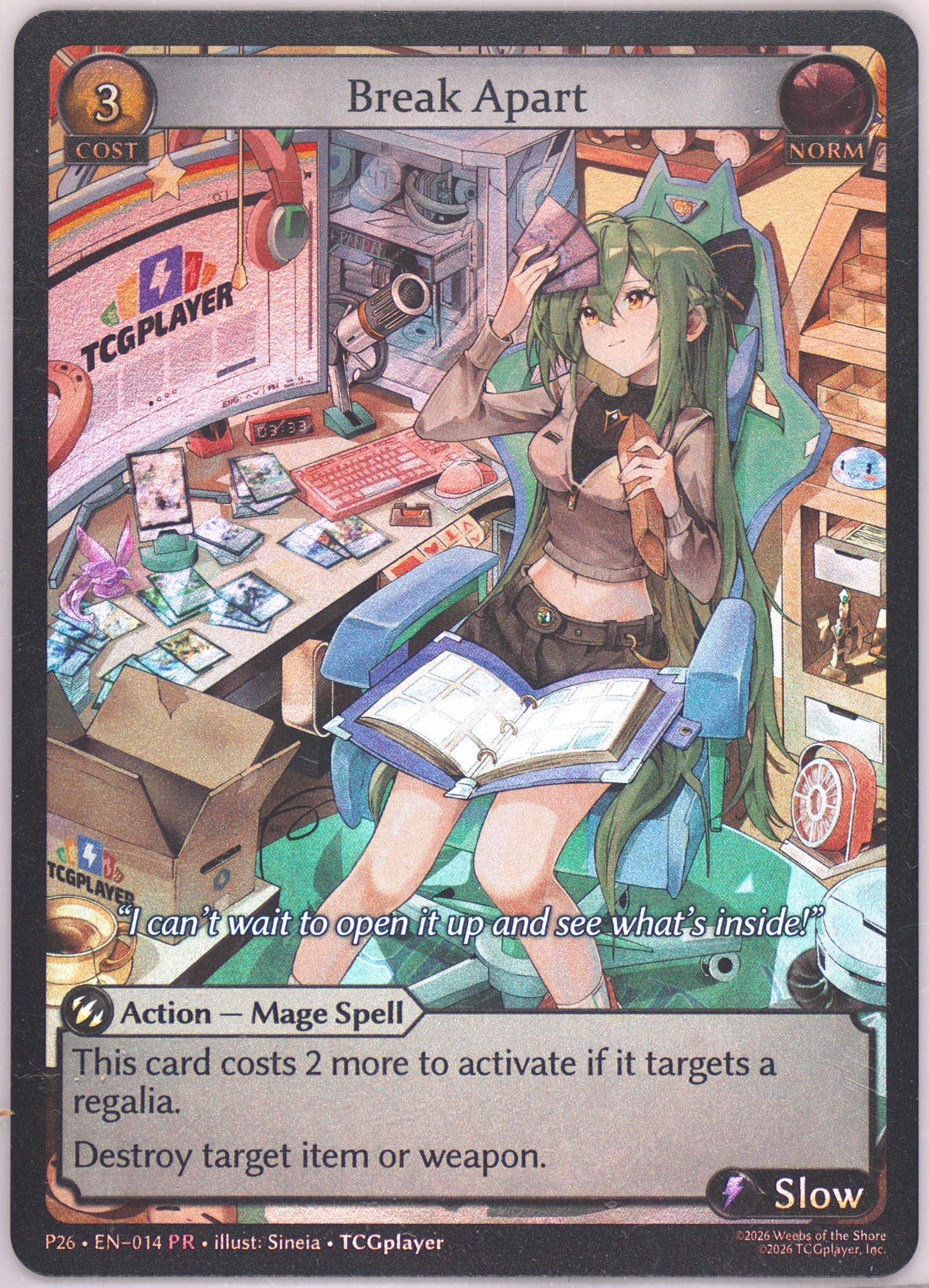 Break Shield Card Spec Details