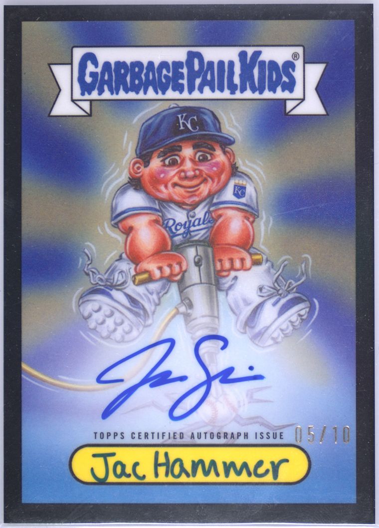 2025 Topps Bowman Chrome Bowman GPK Autographs #BGP-JC Jac Caglianone/Jac Hammer front