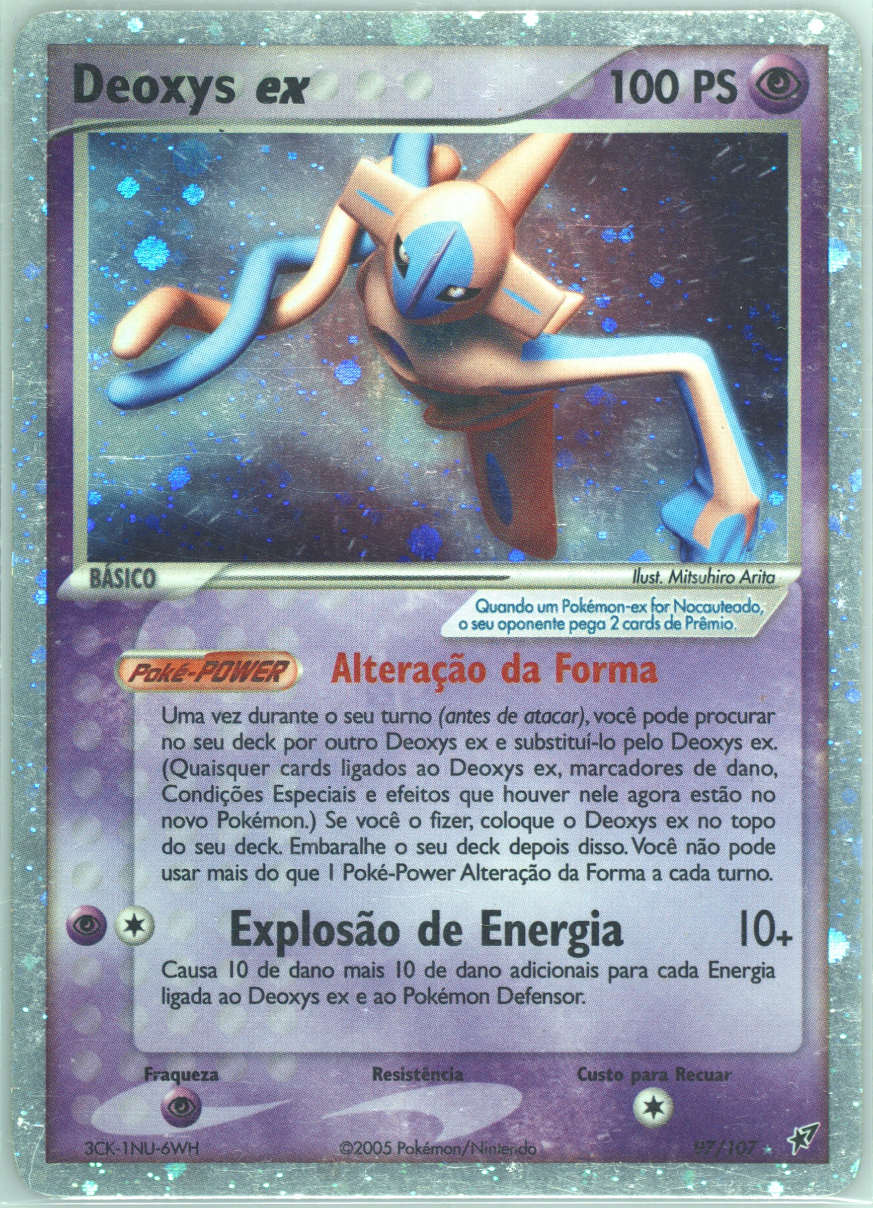 deoxys rare card EX】Rayquaza & Deoxys Legend Card Set 1st Edition Pokemon Card Rare –  japanmaster