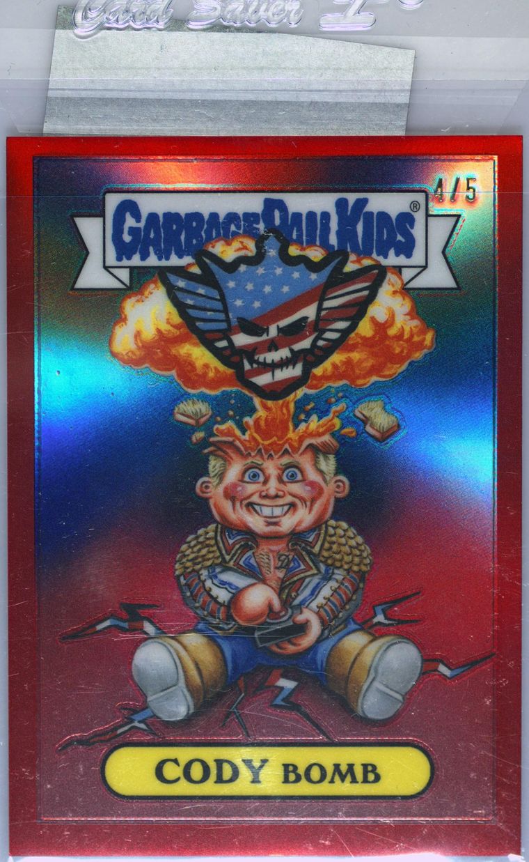 Cody Rhodes #gpk-cr RED REFRACTOR
