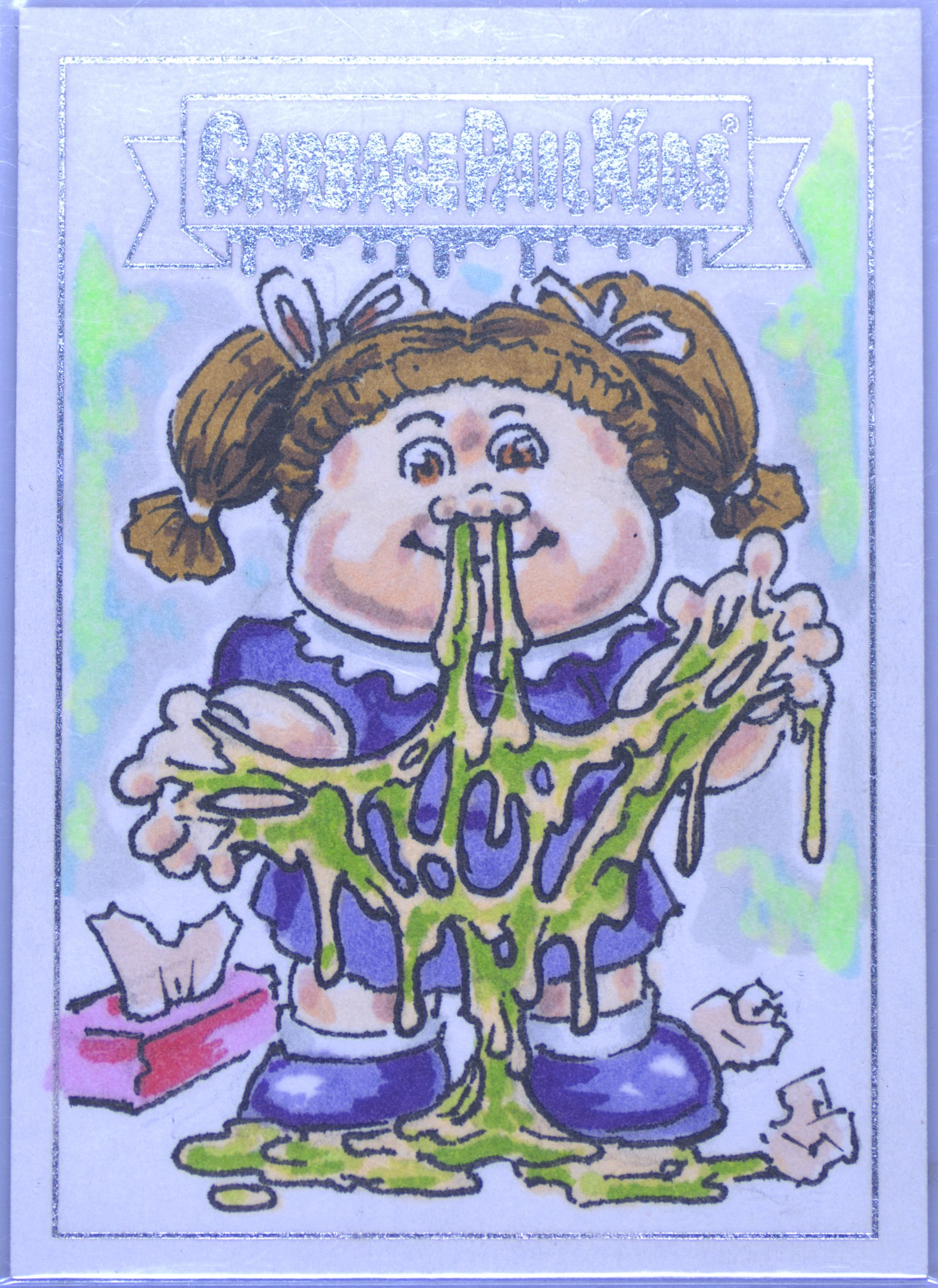 2024-2025 Topps Garbage Pail Kids Sketch Card Terry Gordon front