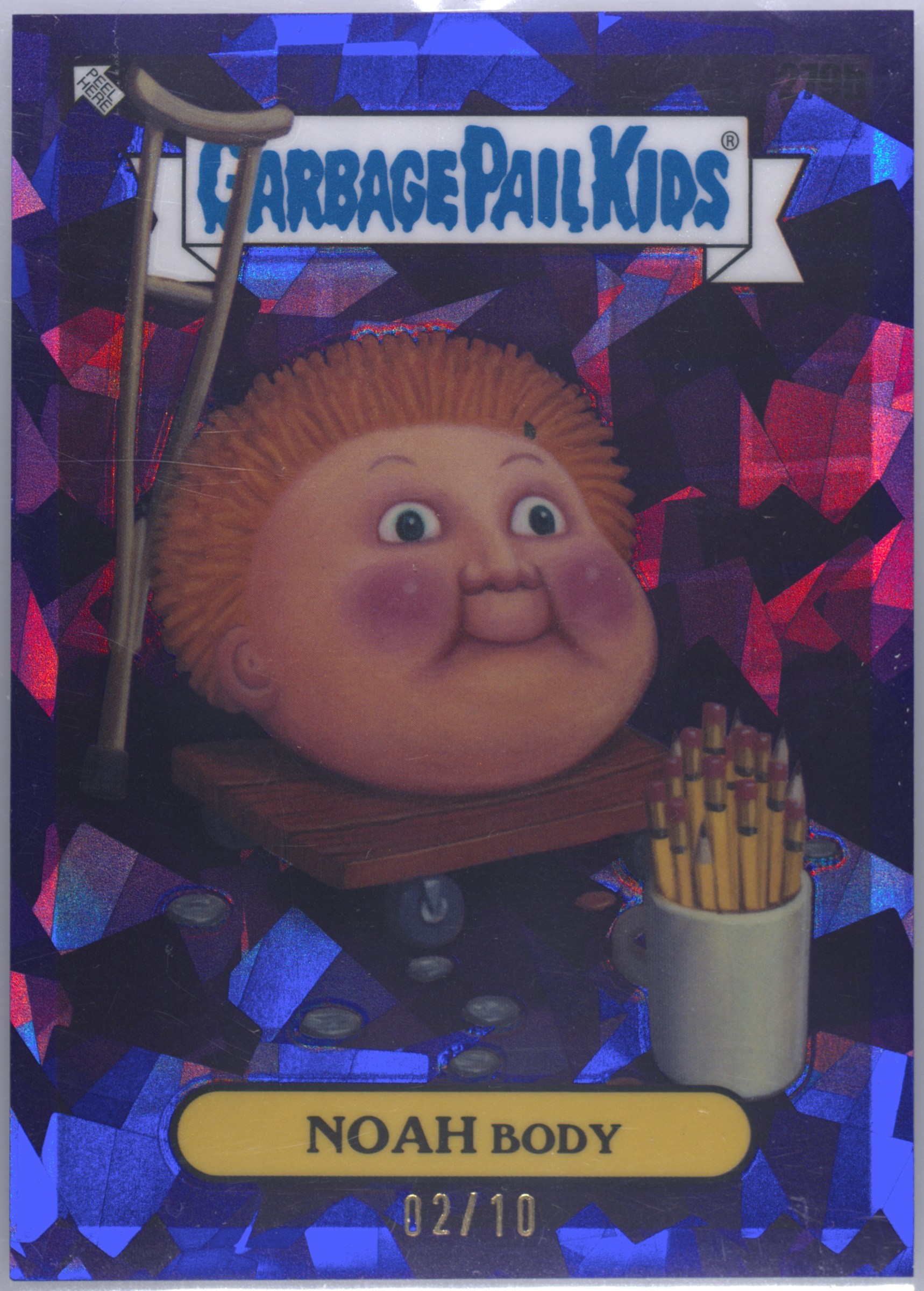 2024 Topps Garbage Pail Kids Sapphire Edition Purple #279b Noah Body front