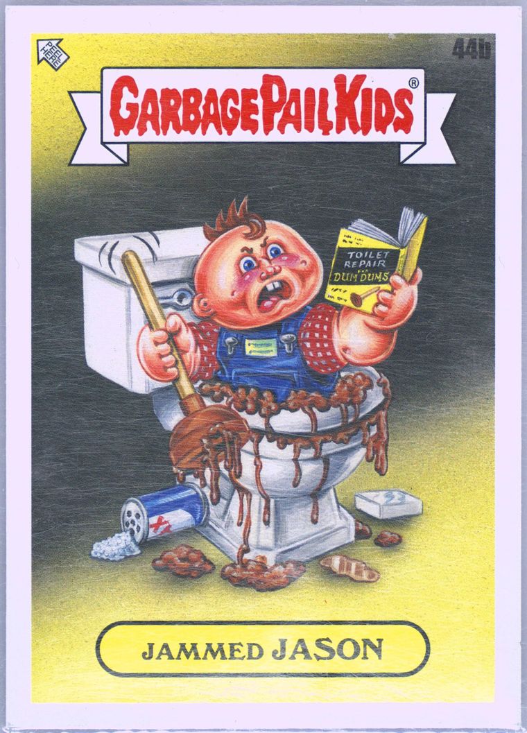 2022 Topps Garbage Pail Kids Book Worms #44b Jammed Jason front