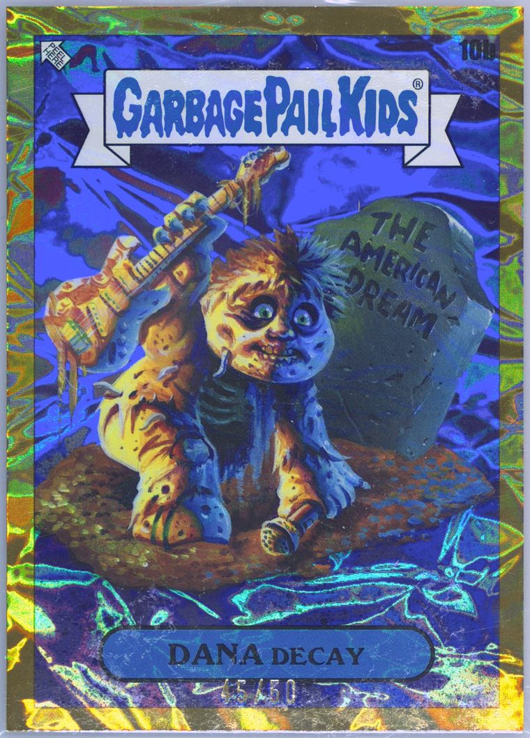 Dana Decay #10b Gold Crumple Foilboard