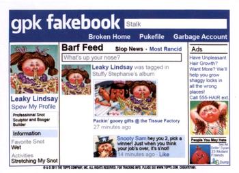 2011 Topps Garbage Pail Kids Flashback Series 2-Stickers #7a Wrappin' Ruth front