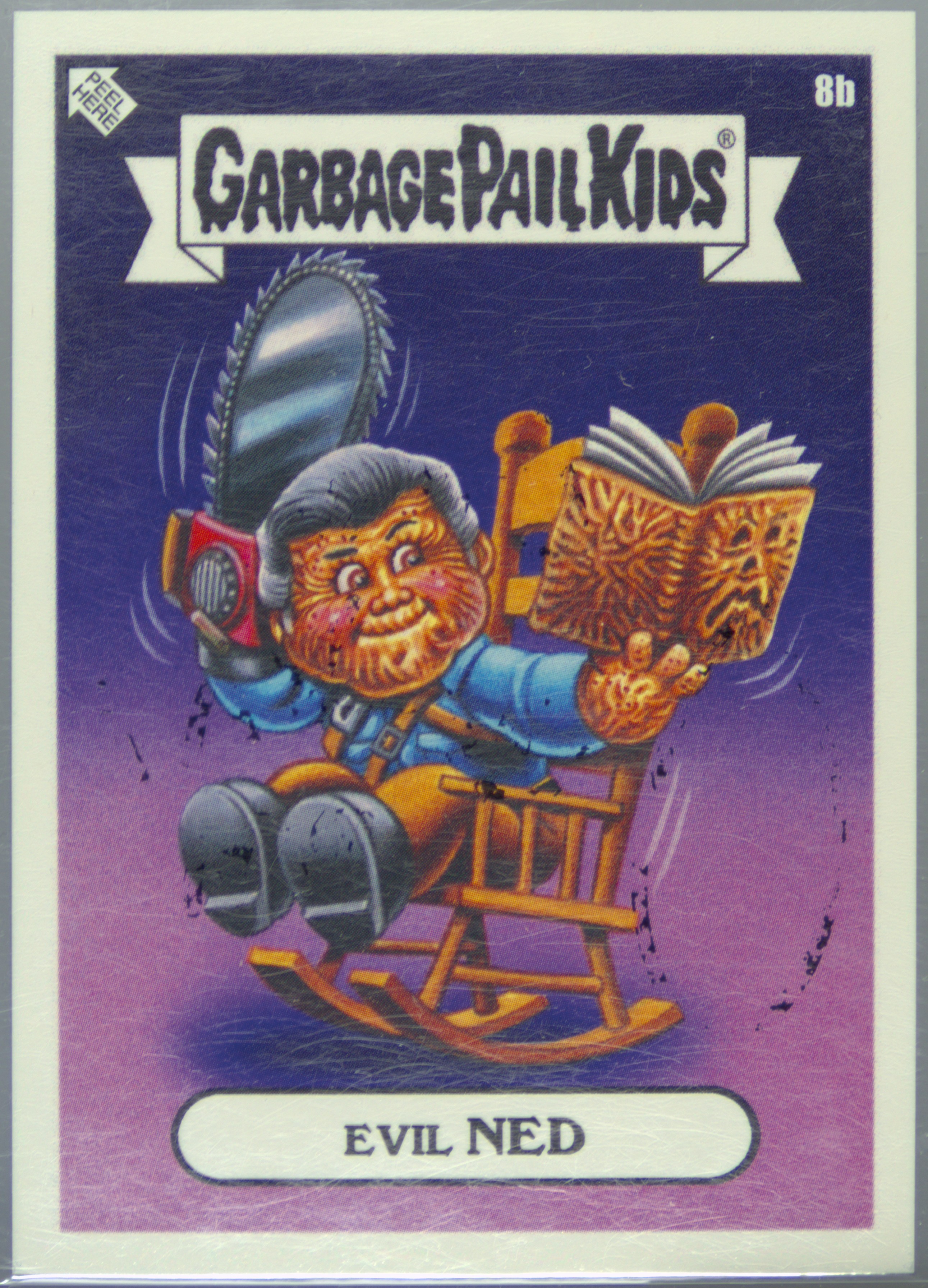 2022 Topps Garbage Pail Kids Oh The Horrible #8b Evil Ned front