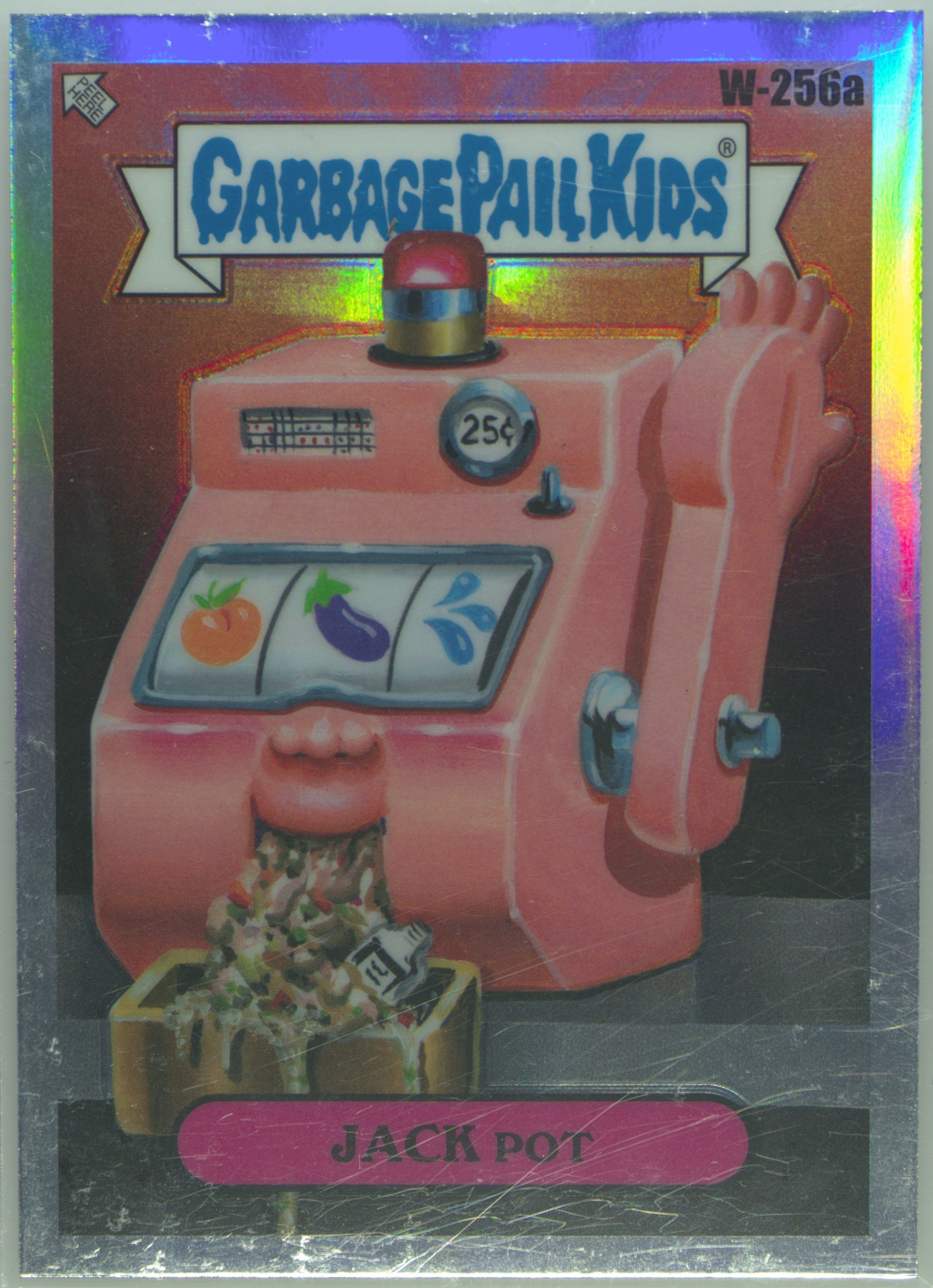 2024 Topps Garbage Pail Kids Chrome #256a Jack Pot front