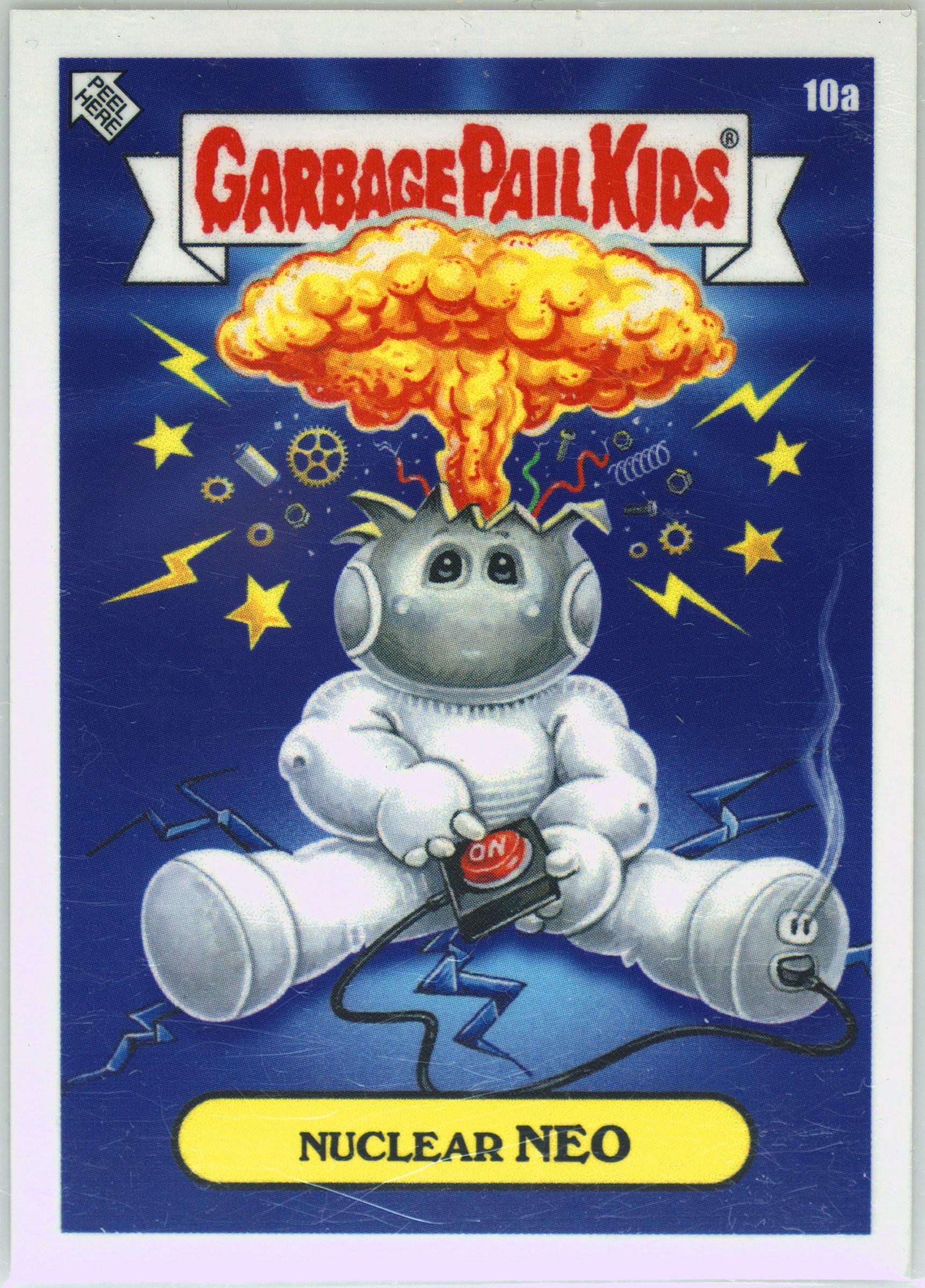 2025 Topps Garbage Pail Kids Media Menace #10a Nuclear Neo front