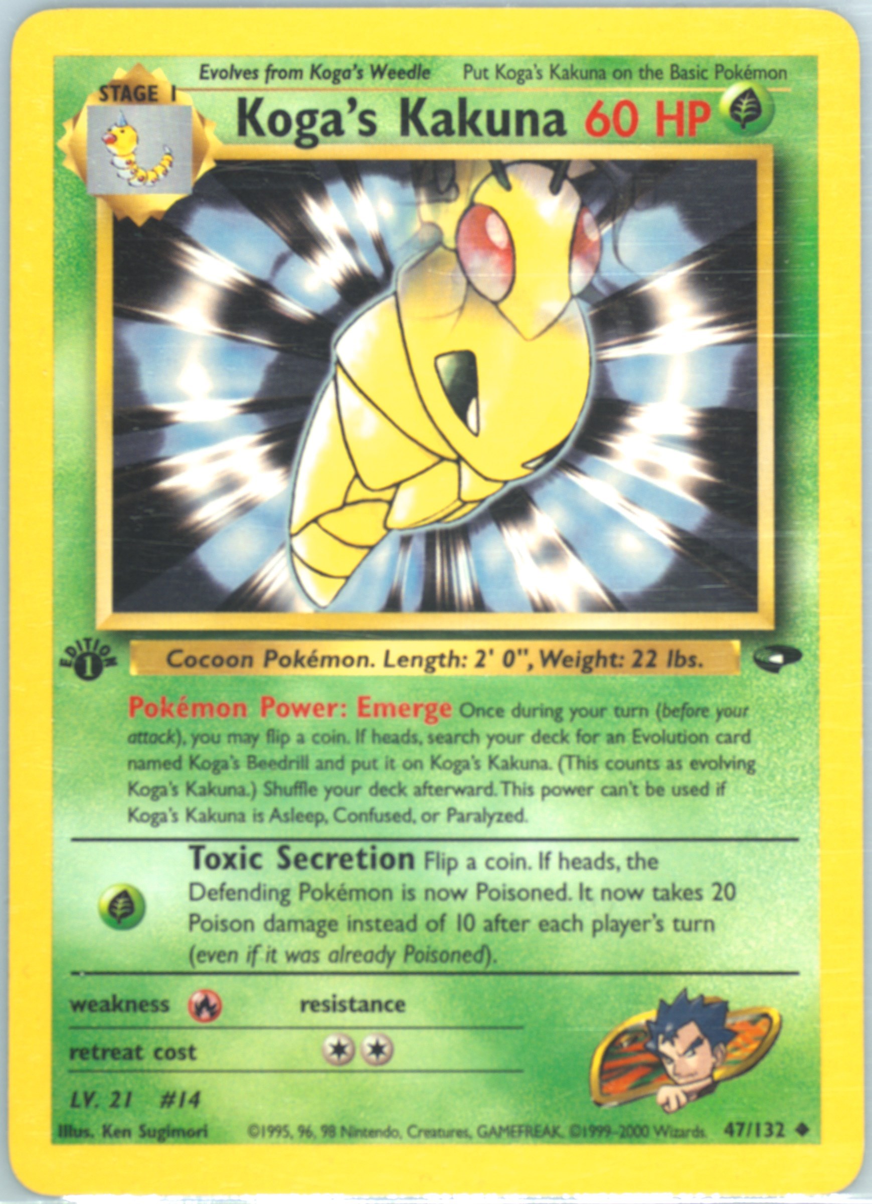 1995 kakuna pokemon card value Spec Details