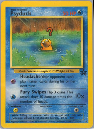 コダック ブラックスタープロモ ポケモンカード 英語版 Psyduck コダック ブラックスタープロモ ポケモンカード 英語版 Psyduck