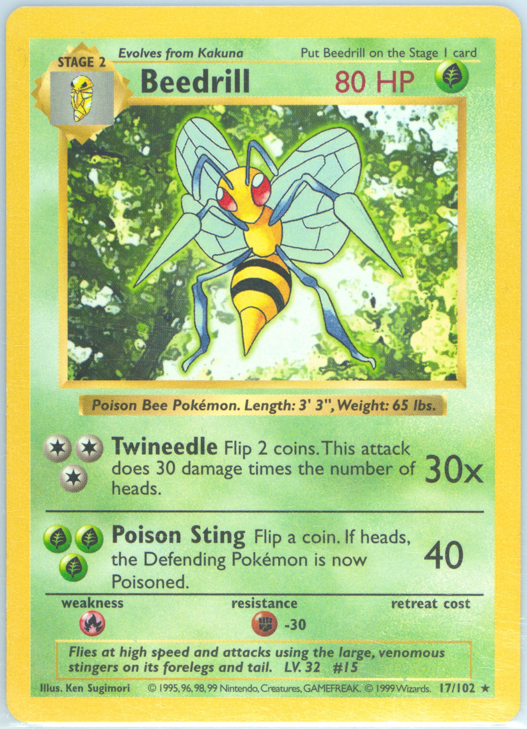 Beedrill card photo