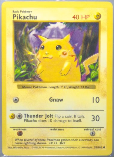 Pikachu shadowless シャドーレス　美品　psa s-l400.jpg