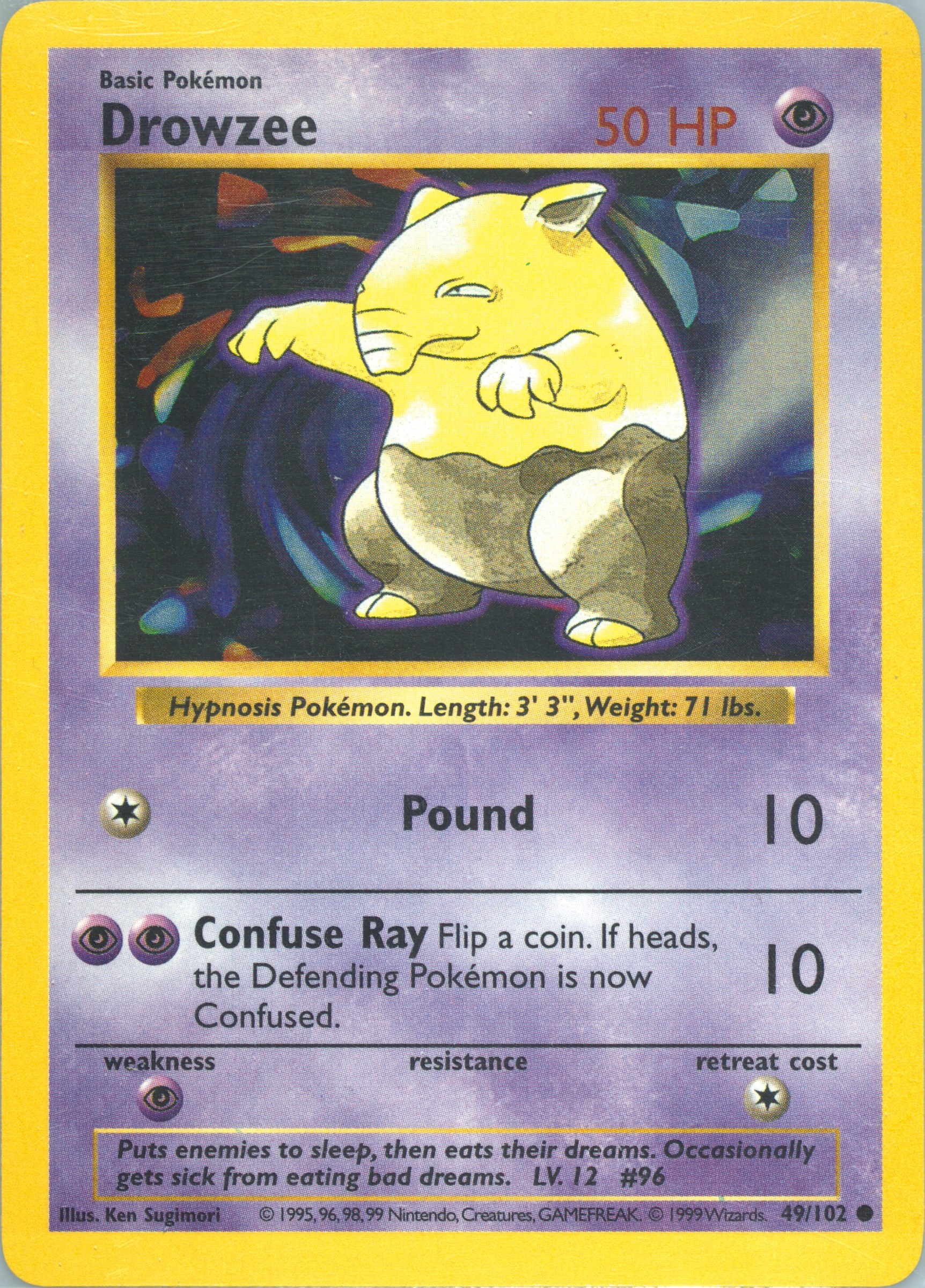 Drowzee card photo
