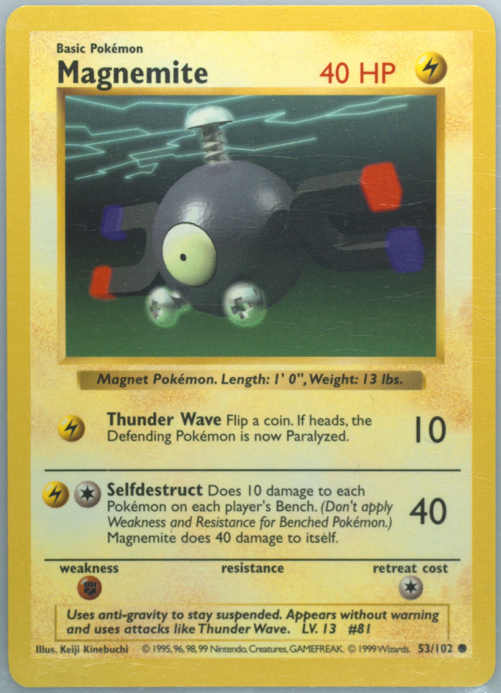 Magnemite card photo