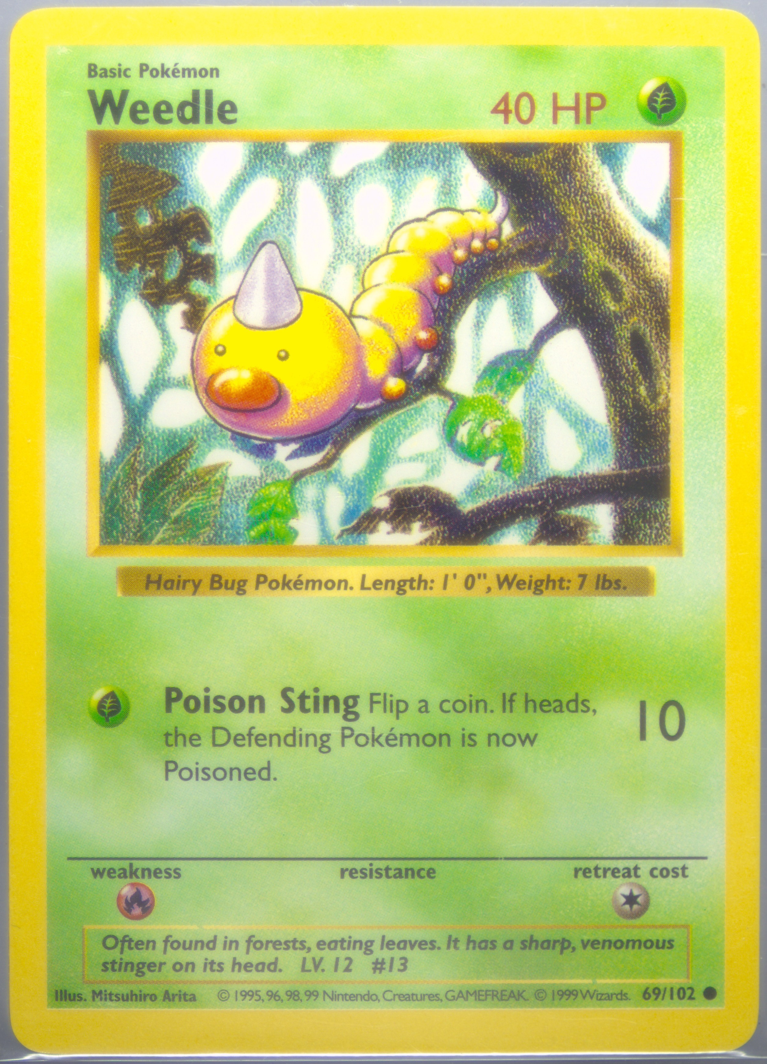 Weedle card photo