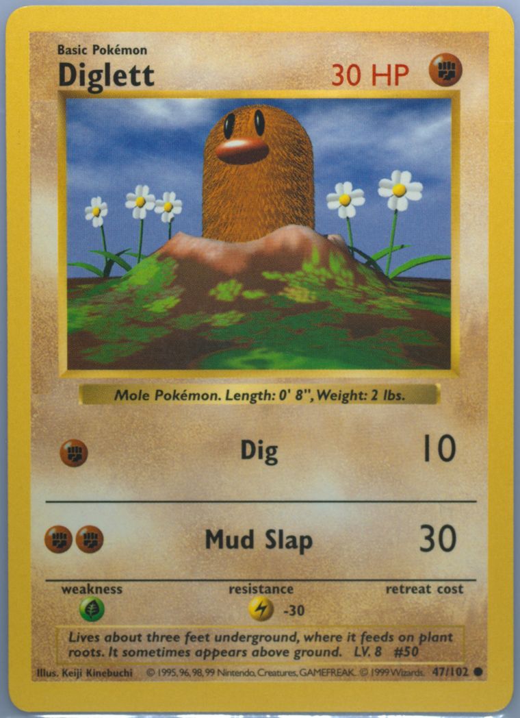 Diglett (Base Set (Shadowless))