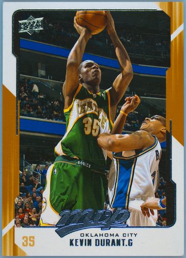 Auction Prices Realized Basketball Cards 2008 UPPER DECK MVP Kevin