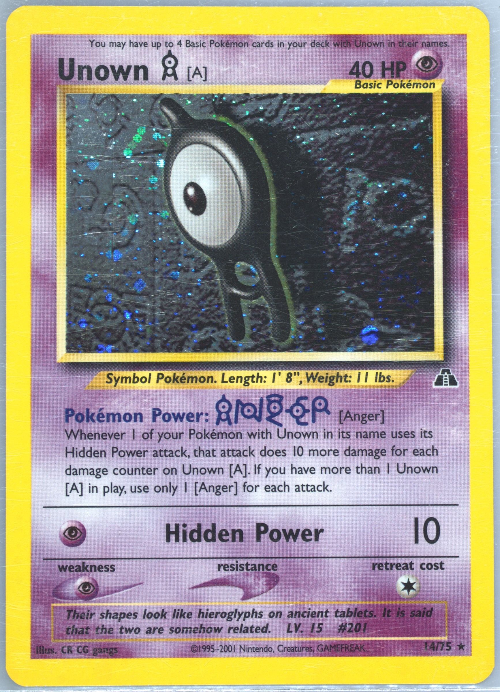 rare unown pokemon cards Pokemon Legends Awakened Rare Card