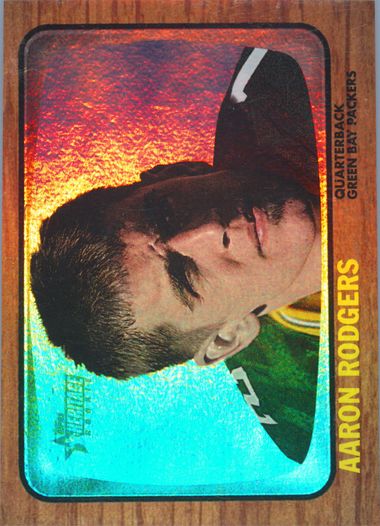 2015 Topps Heritage good Aaron Rodgers #5 Foilboard