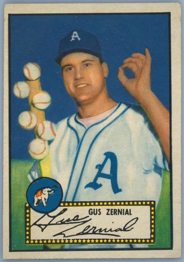 ロザリー・ストラス ボレアル Auction Prices Realized Baseball Cards 1952 TOPPS Gus Zernial
