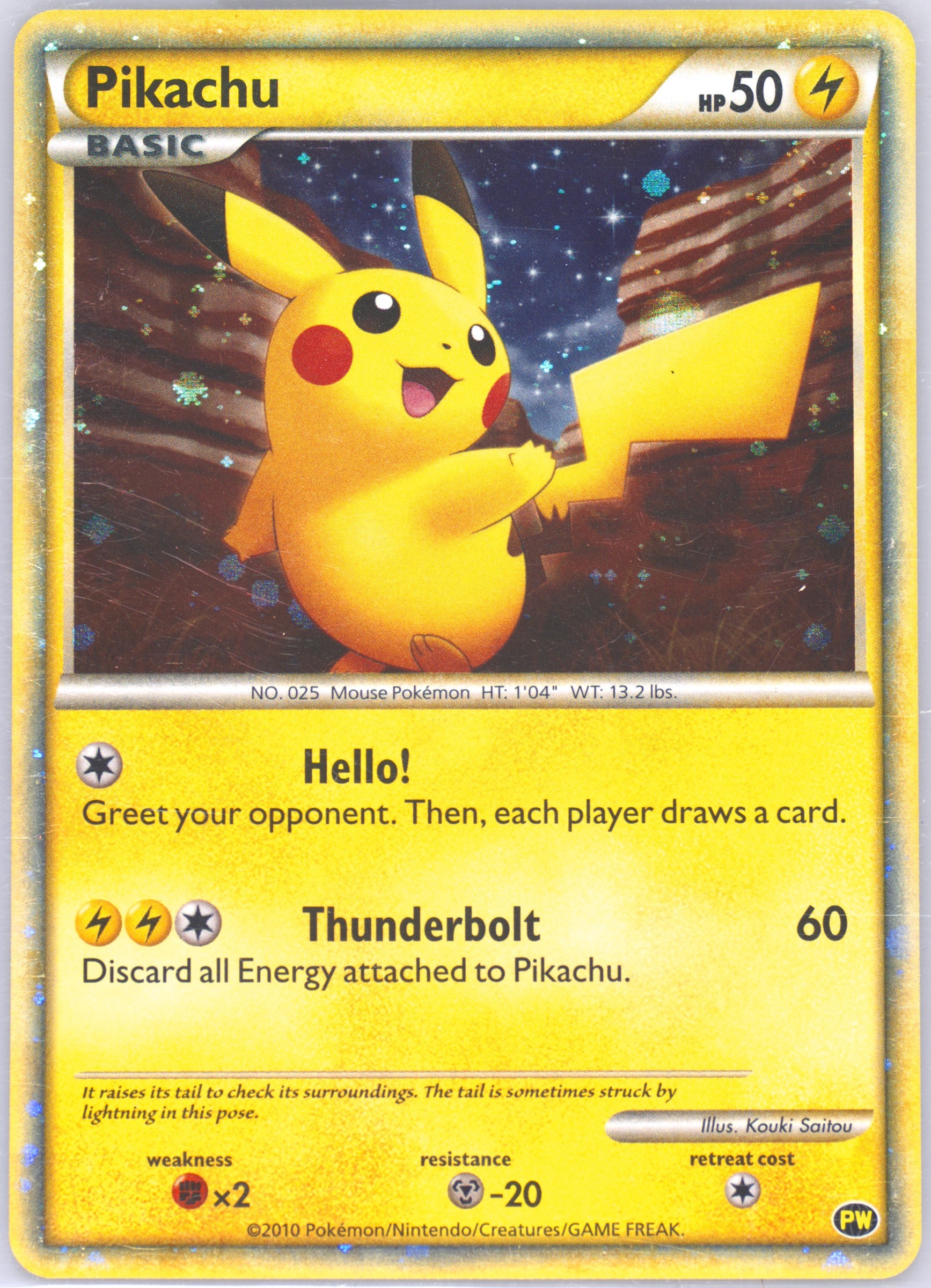 Auction Prices Realized Tcg Cards 2010 Pokemon Pikachu World