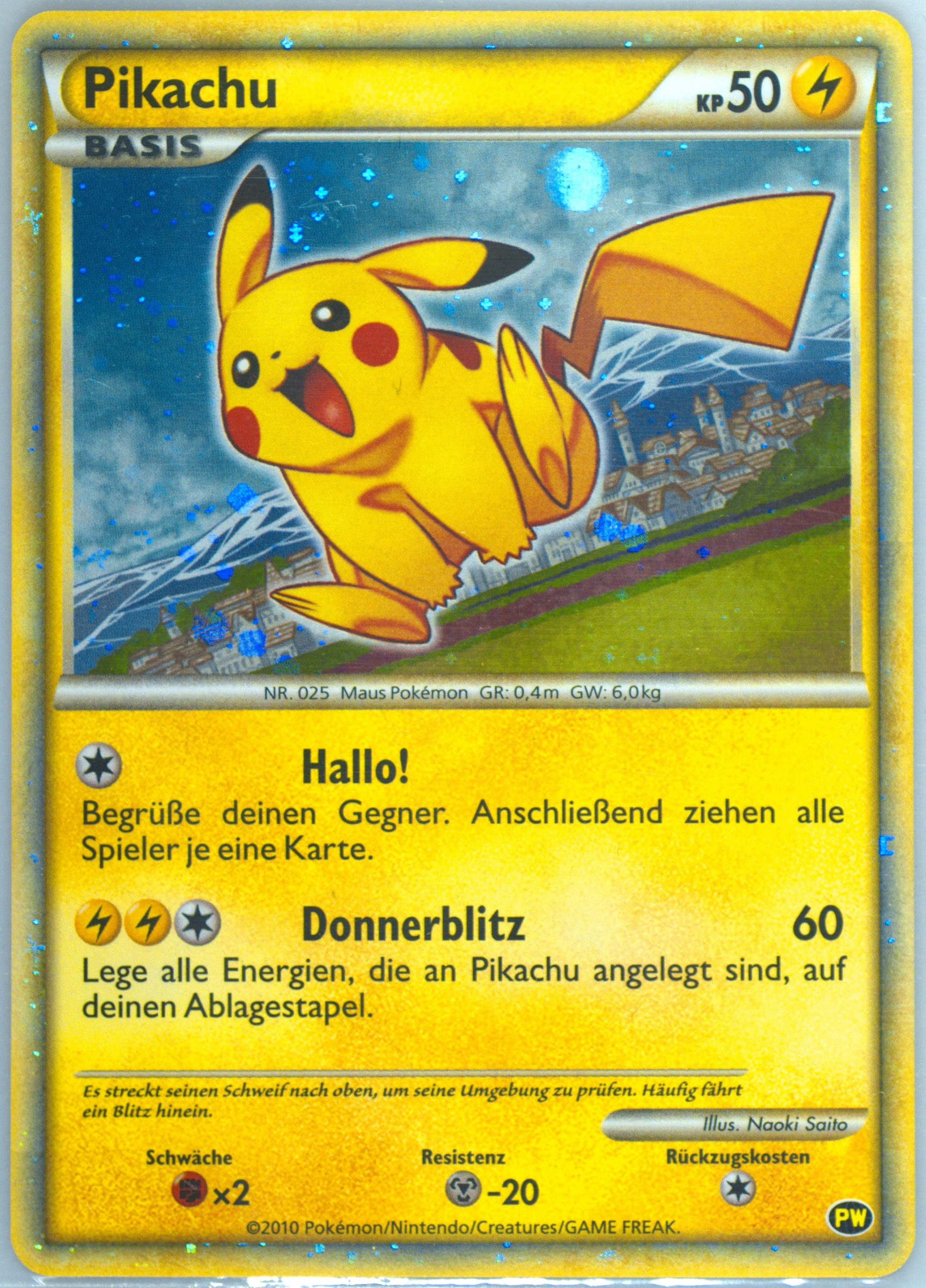 Auction Prices Realized Tcg Cards 2010 Pokemon Pikachu World