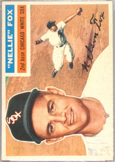 1956 Topps NELLIE deals FOX White Sox #118 Grey Back SGC 4 VG/EX