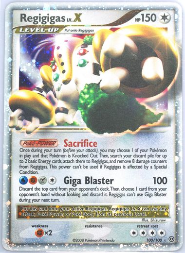 PSA10 レジギガスLV.X PtR Auction Prices Realized Tcg Cards 2008 POKEMON DIAMOND