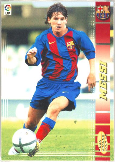 シングルカード Lionel Messi 2004 PSA7  Mega Cracks Auction Prices Realized Soccer Cards 2004 PANINI SPORTS MEGA