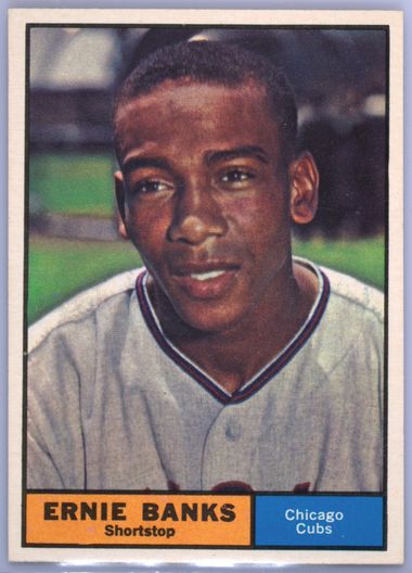 Topps 1961 ernie banks outlet