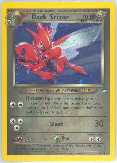 Auction Prices Realized Tcg Cards 2002 POKEMON NEO DESTINY Dark