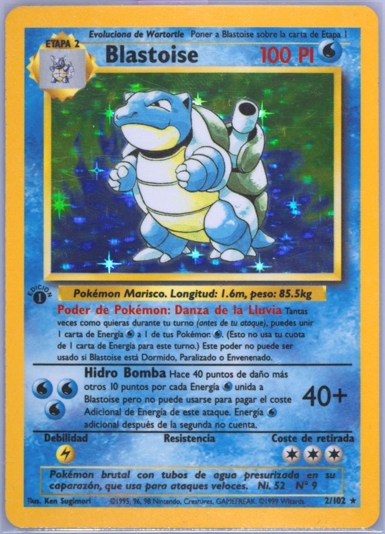 Blastoise-Holo (Pokemon Spanish)