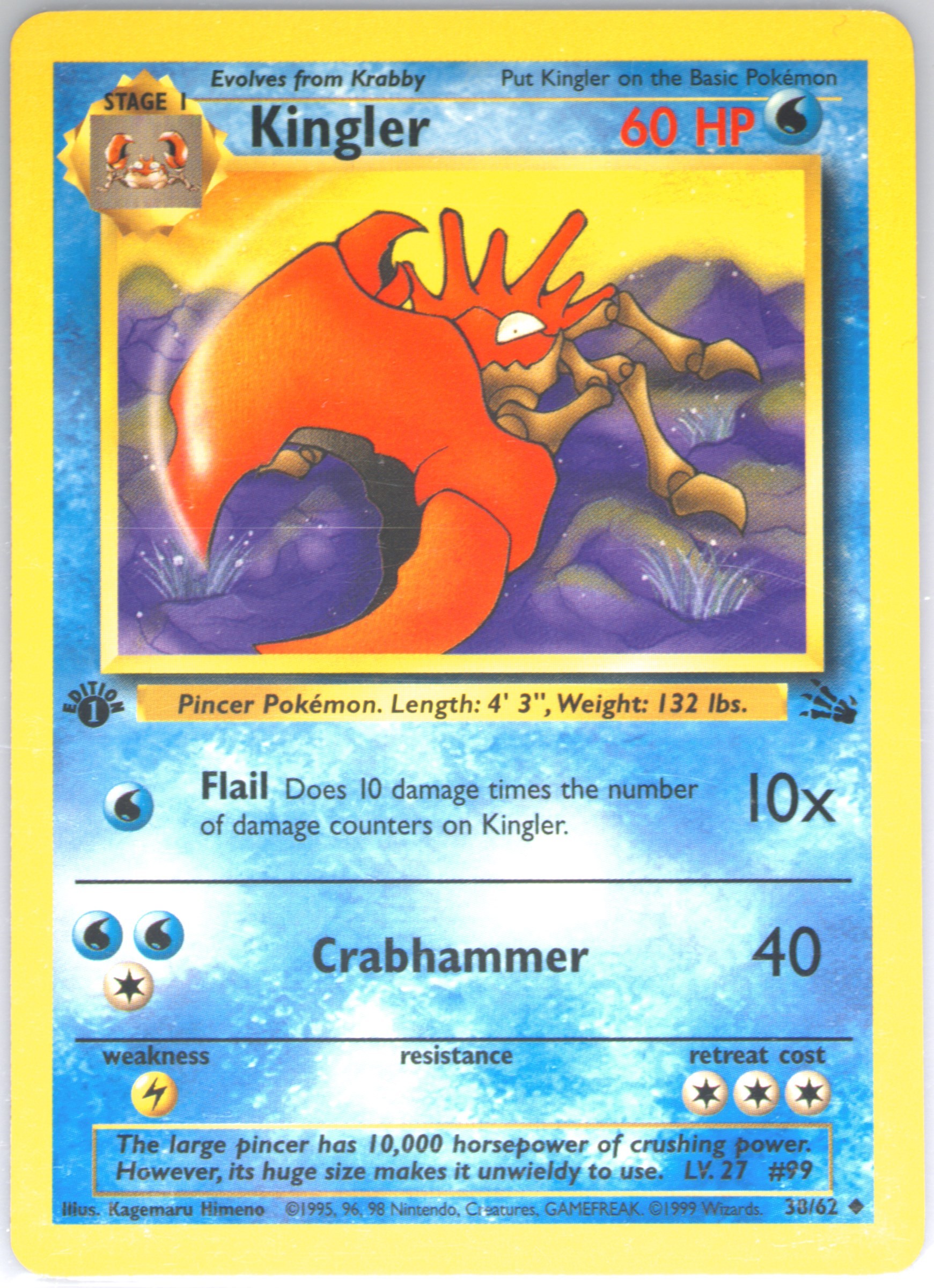 Kingler card photo
