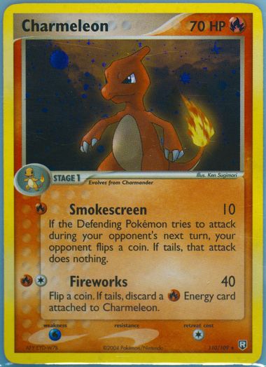 Pokémon good 2004 Charmeleon TRR Secret Rare CGC8.5